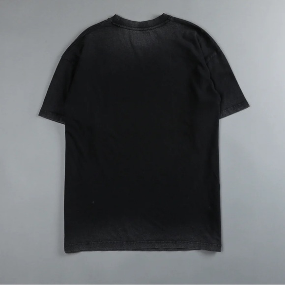 SOLD: INTO THE NIGHT "PREMIUM VINTAGE" OVERSIZED UNISEX TEE IN BLACK - Picture 2 of 3